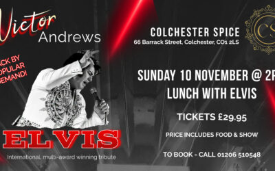 Benidorm Elvis Tribute Plus a Delicious Indian Meal | Tickets £29.95