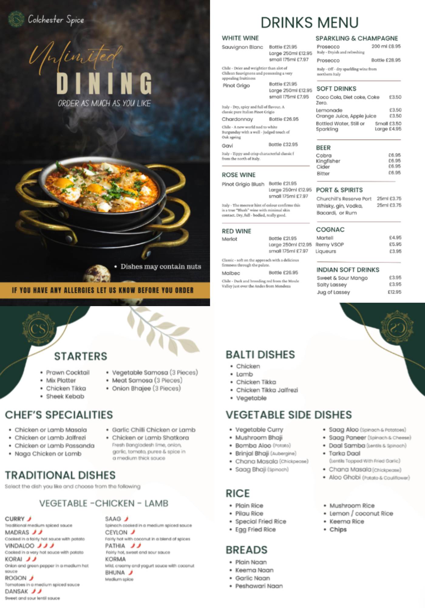 Colchester Spice Unlimited Indian buffet